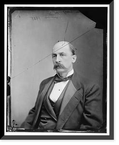 Historic Framed Print, Hon. Samuel Plummer Morrill of Maine,  17-7/8" x 21-7/8"