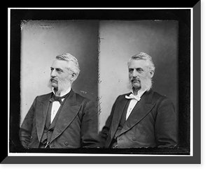 Historic Framed Print, Hon. Wm. King Sebastian of Ark - 3,  17-7/8" x 21-7/8"