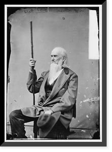 Historic Framed Print, Ingalls Hon. John J. of Kansas. Senator. Judge Advocate with rank of Lt. Col. USA.,  17-7/8" x 21-7/8"