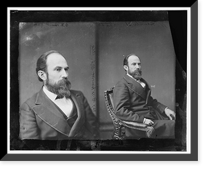 Historic Framed Print, Joyce Hon. Rep. Charles Herbert of Vermont Lt. Col. of 2nd Vermont Vols. U.S.A.,  17-7/8" x 21-7/8"