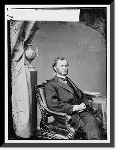 Historic Framed Print, Judge David Davis,  17-7/8" x 21-7/8"