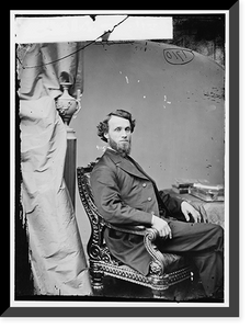 Historic Framed Print, Judge S. J. Field - 3,  17-7/8" x 21-7/8"