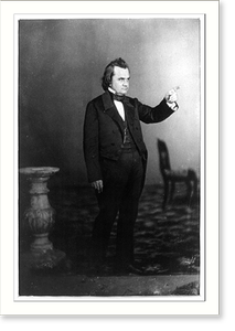 Vintage Americana Print - Stephen A. Douglas - Great Gift for History Buffs