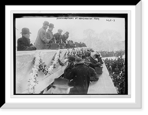 Historic Framed Print, Taft Inauguration, photographers, Washington, D.C,  17-7/8" x 21-7/8"