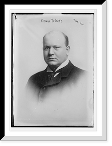 Historic Framed Print, Edwin Denby, portrait,  17-7/8" x 21-7/8"