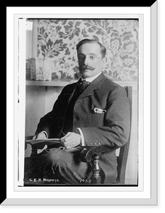 Historic Framed Print, C.E.H. Hobhouse, seated,  17-7/8" x 21-7/8"