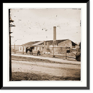 Petersburg Virginia. The ruined mill, Antique Wall Art