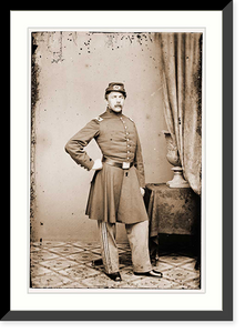 Historic Framed Print, Quartermaster L.W. Winchester 7th NYSM - 3,  17-7/8" x 21-7/8"