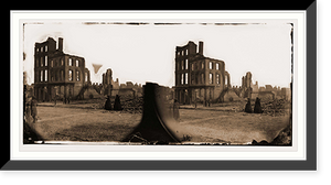 Historic Framed Print, Richmond Virginia. (Two women in black),  17-7/8" x 21-7/8"