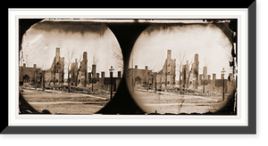 Historic Framed Print, Richmond Virginia. Burnt district - 5,  17-7/8" x 21-7/8"