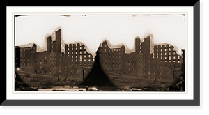 Historic Framed Print, Richmond Virginia. Burnt district - 8,  17-7/8" x 21-7/8"