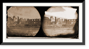 Historic Framed Print, Richmond Virginia. Burnt district - 10,  17-7/8" x 21-7/8"