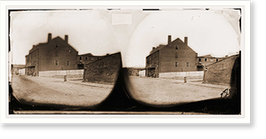 Vintage Military Print - Richmond - Virginia. CASTLE THUNDER