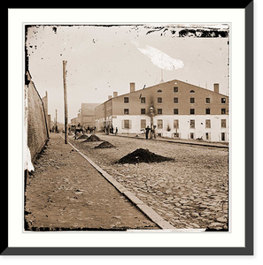 Historic Framed Print, Richmond Virginia. Libby Prison,  17-7/8" x 21-7/8"