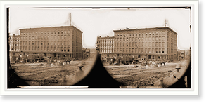 Vintage Military Print - Richmond - Virginia. Spotswood hotel