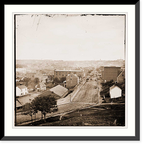 Historic Framed Print, Richmond Virginia. View,  17-7/8" x 21-7/8"