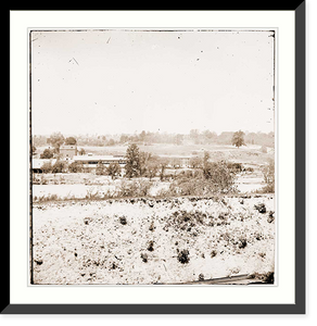 Historic Framed Print, Richmond Virginia. View of Belle Isle,  17-7/8" x 21-7/8"