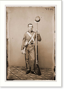 Vintage Military Print - Sgt. Oscar Ryder 7th N.Y.S.M