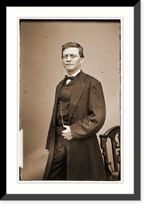 Historic Framed Print, Stokes Col. M.S. - 3,  17-7/8" x 21-7/8"