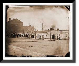 Historic Framed Print, Washington District of Columbia. Government repair shops; Plumbers shop,  17-7/8" x 21-7/8"