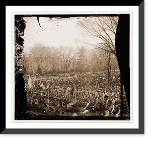 Historic Framed Print, Washington District of Columbia. Grand review of the army - 4,  17-7/8" x 21-7/8"