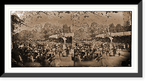 Historic Framed Print, Washington District of Columbia. Grand review of the Army - 5,  17-7/8" x 21-7/8"