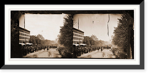 Historic Framed Print, Washington District of Columbia. Grand review of the army - 23,  17-7/8" x 21-7/8"