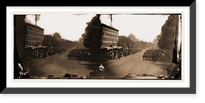 Historic Framed Print, Washington District of Columbia. Grand review of the army - 24,  17-7/8" x 21-7/8"