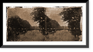 Historic Framed Print, Washington District of Columbia. Grand review of the army - 28,  17-7/8" x 21-7/8"