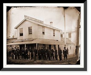 Historic Framed Print, Washington District of Columbia. Office of Government repair shops - 2,  17-7/8" x 21-7/8"