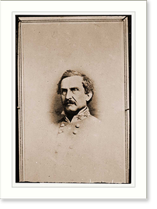 Vintage Military Print - William Mackall Chief of Staff à C.S.A