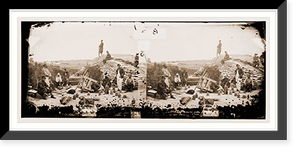 Yorktown Virginia. Exploded gun in Confederate battery - 2, Antique Poster