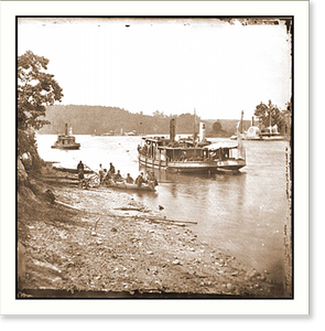Vintage Military Print - Philadelphia - Deep Bottom Va. vicinity