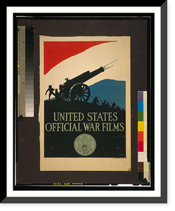 Historic Framed Print, United States official war films. Kerry  The Hegeman Print N.Y.,  17-7/8" x 21-7/8"