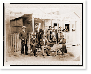 Antique Military - Washington DC - Sanitary Commission lodge Washington