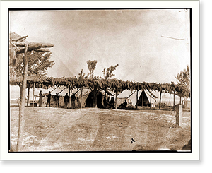 Historic Military - City Point Va. Tents of the general hospital