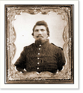 Historic Military - Portrait of Sgt - Vintage Home Decor Print