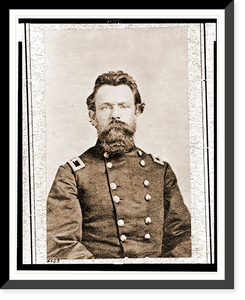 Historic Framed Print, Thos. J. Lucas Bvt.-Maj. General. Colonel 16th Ind. Inf.,  17-7/8" x 21-7/8"