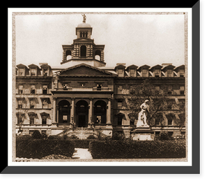 Historic Framed Print, Charleston South Carolina: The orphan asylum facade,  17-7/8" x 21-7/8"