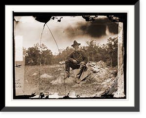 Historic Framed Print, Antietam Maryland. Col. Turner G. Morehead 106th Pennsylvania Volunteers,  17-7/8" x 21-7/8"