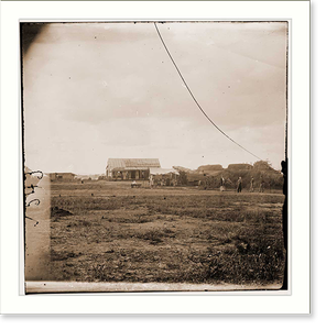 Vintage Military Print - Manassas Virginia - Framed Wall Art Gift Idea
