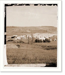 Historic Military - Washington District of Columbia. Camp of 31st Penn