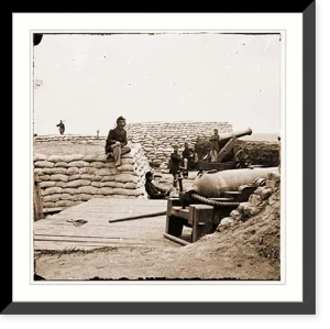 Vintage Military Print - Yorktown Virginia vicinity
