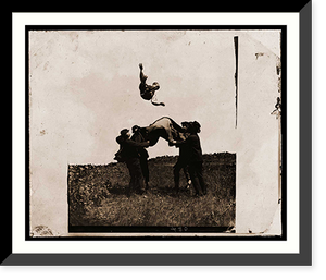 Historic Framed Print, The Darkey in the air,  17-7/8" x 21-7/8"