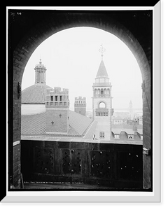 Historic Framed Print, The towers of the Ponce de Leon,  17-7/8" x 21-7/8"