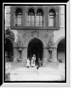 Historic Framed Print, Ladies entrance, Ponce de Leon,  17-7/8" x 21-7/8"