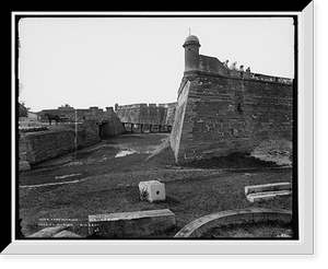 Panorama of Fort Marion from water battery - 2 Classic, Antique Poster