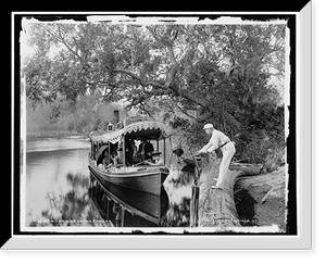 Black & White Photo - On the Tomoka - Historic Wall Art Gift