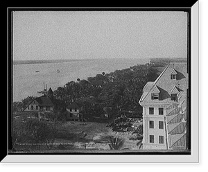 Lake Worth, north from the Royal Poinciana, Historic Reproduction