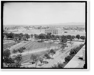 Antique Bird's Eye View - Panorama of San Luis Potosi